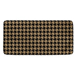 Brown And Black Houndstooth Print Towel
