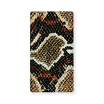 Brown And Black Snakeskin Print Baby Crib Sheet