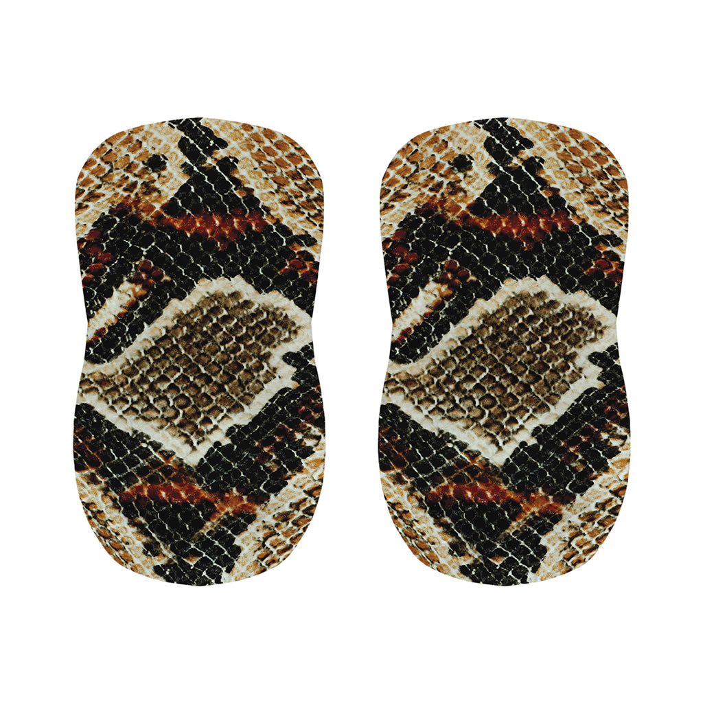 Brown And Black Snakeskin Print Bar Stool Covers