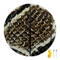 Brown And Black Snakeskin Print Basketball
