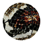 Brown And Black Snakeskin Print Basketball