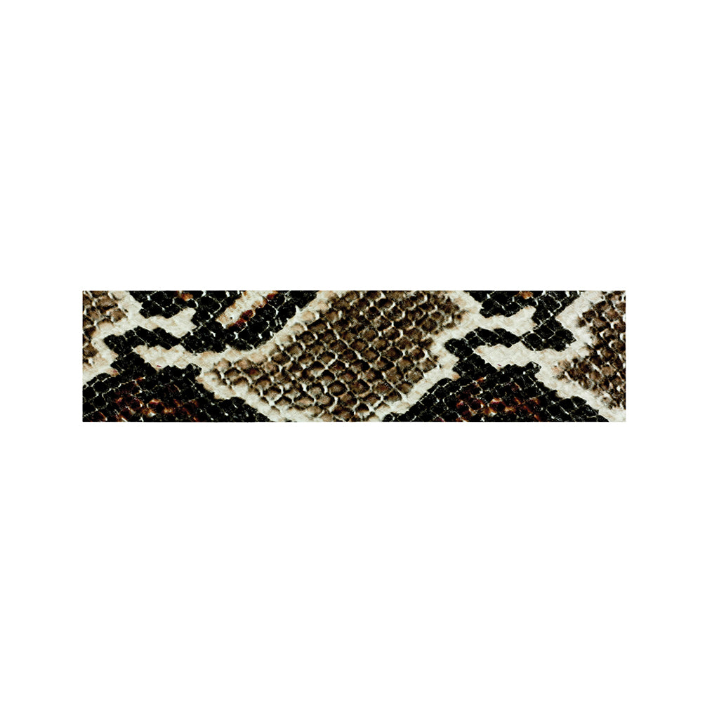 Brown And Black Snakeskin Print Bed Runner