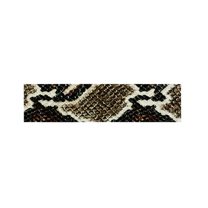 Brown And Black Snakeskin Print Bed Runner