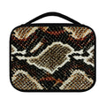 Brown And Black Snakeskin Print Classic Bible Case
