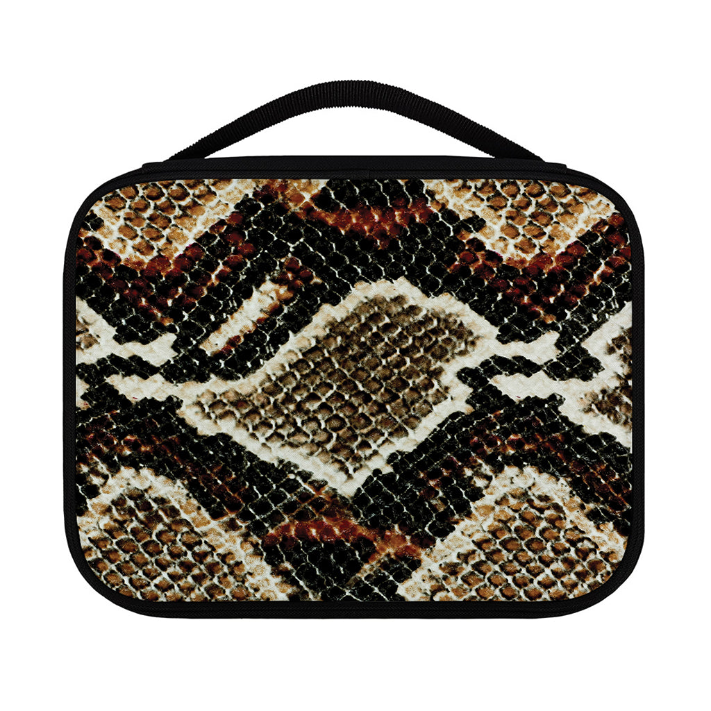 Brown And Black Snakeskin Print Classic Bible Case