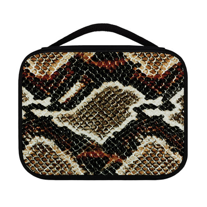 Brown And Black Snakeskin Print Classic Bible Case
