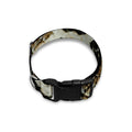 Brown And Black Snakeskin Print Dog Collar