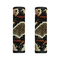 Brown And Black Snakeskin Print Handle Covers