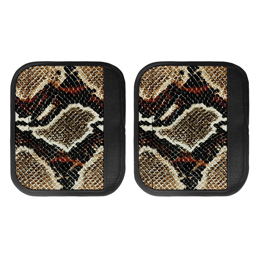 Brown And Black Snakeskin Print Handle Covers