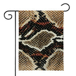 Brown And Black Snakeskin Print House Flag
