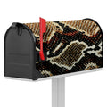 Brown And Black Snakeskin Print Mailbox Cover