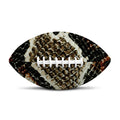 Brown And Black Snakeskin Print Rugby Ball