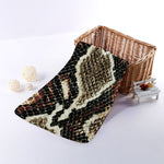 Brown And Black Snakeskin Print Towel
