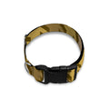 Brown And Tan Houndstooth Pattern Print Dog Collar