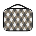 Brown And White Argyle Pattern Print Classic Bible Case