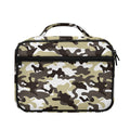Brown And White Camouflage Print Briefcase Bible Bag