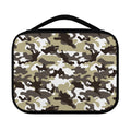 Brown And White Camouflage Print Classic Bible Case
