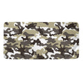 Brown And White Camouflage Print Towel