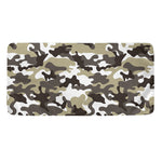 Brown And White Camouflage Print Towel