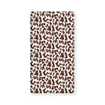Brown And White Cow Pattern Print Baby Crib Sheet