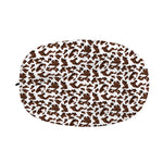 Brown And White Cow Pattern Print Car Side Mirror Covers