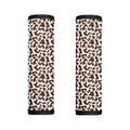 Brown And White Cow Pattern Print Handle Covers