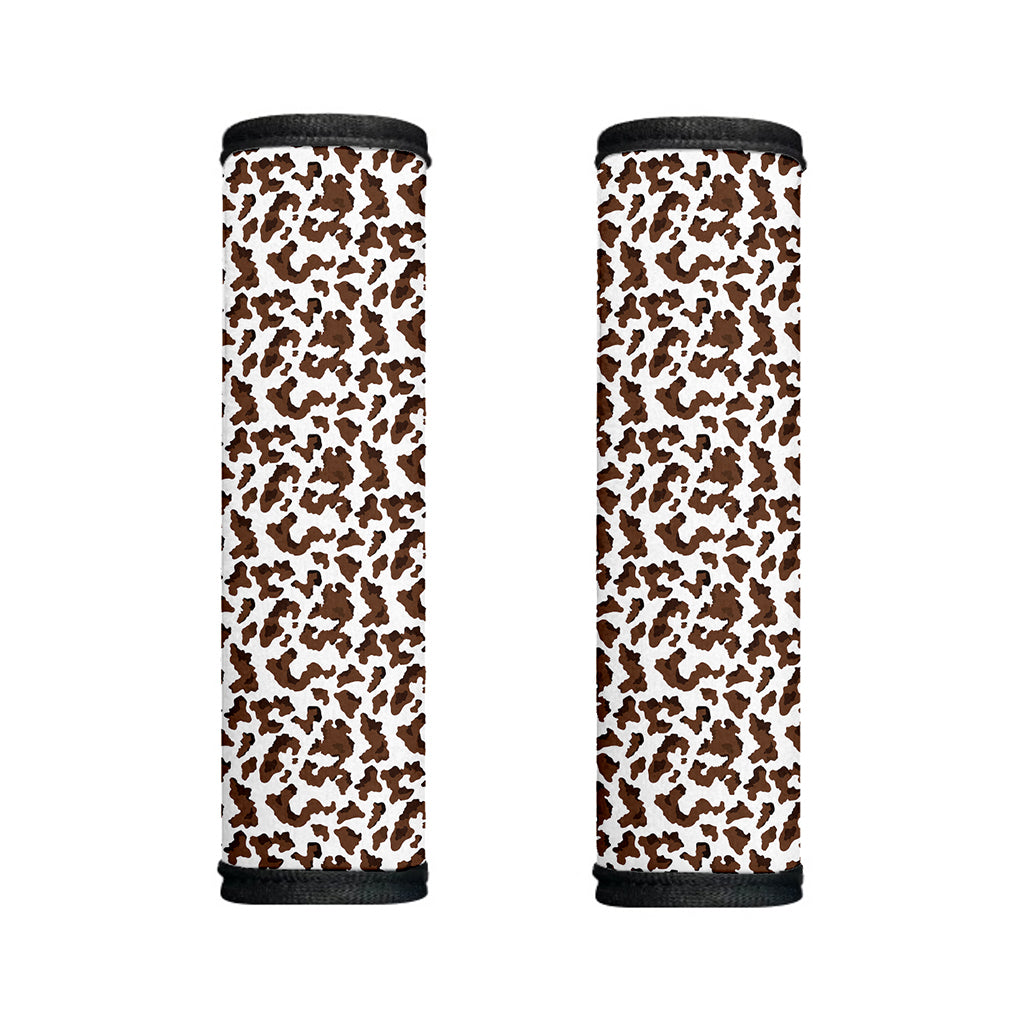 Brown And White Cow Pattern Print Handle Covers