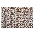 Brown And White Cow Pattern Print Placemat