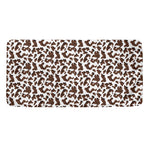 Brown And White Cow Pattern Print Towel