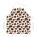 Brown And White Cow Print Adjustable Apron