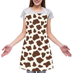 Brown And White Cow Print Adjustable Apron