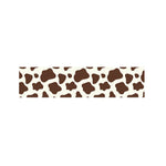 Brown And White Cow Print Bed Runner