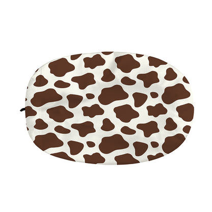 Brown And White Cow Print Car Side Mirror Covers