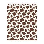 Brown And White Cow Print Curtain