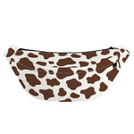 Brown And White Cow Print Fanny Pack