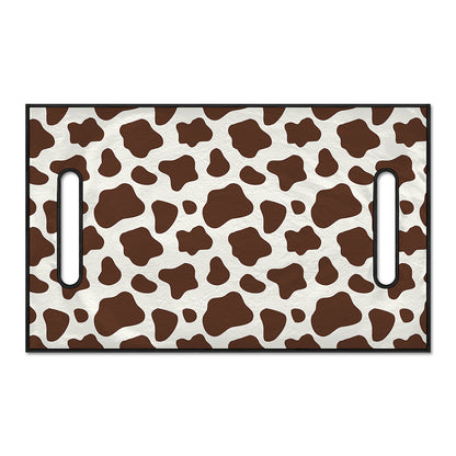 Brown And White Cow Print Golf Cart Seat Cover