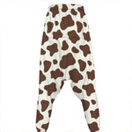 Brown And White Cow Print Hammer Pants