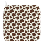 Brown And White Cow Print Hand Towel