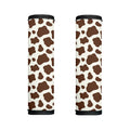 Brown And White Cow Print Handle Covers