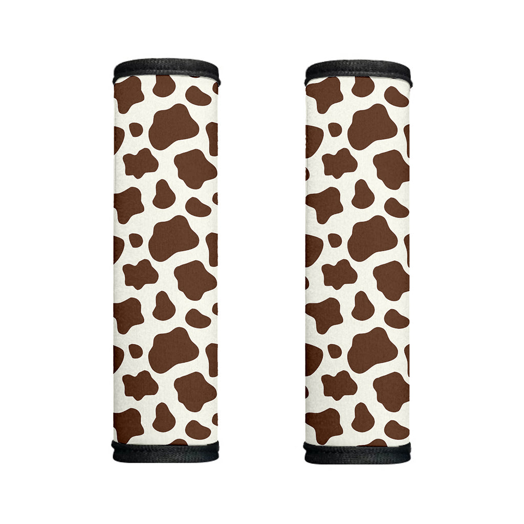 Brown And White Cow Print Handle Covers