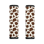 Brown And White Cow Print Handle Covers