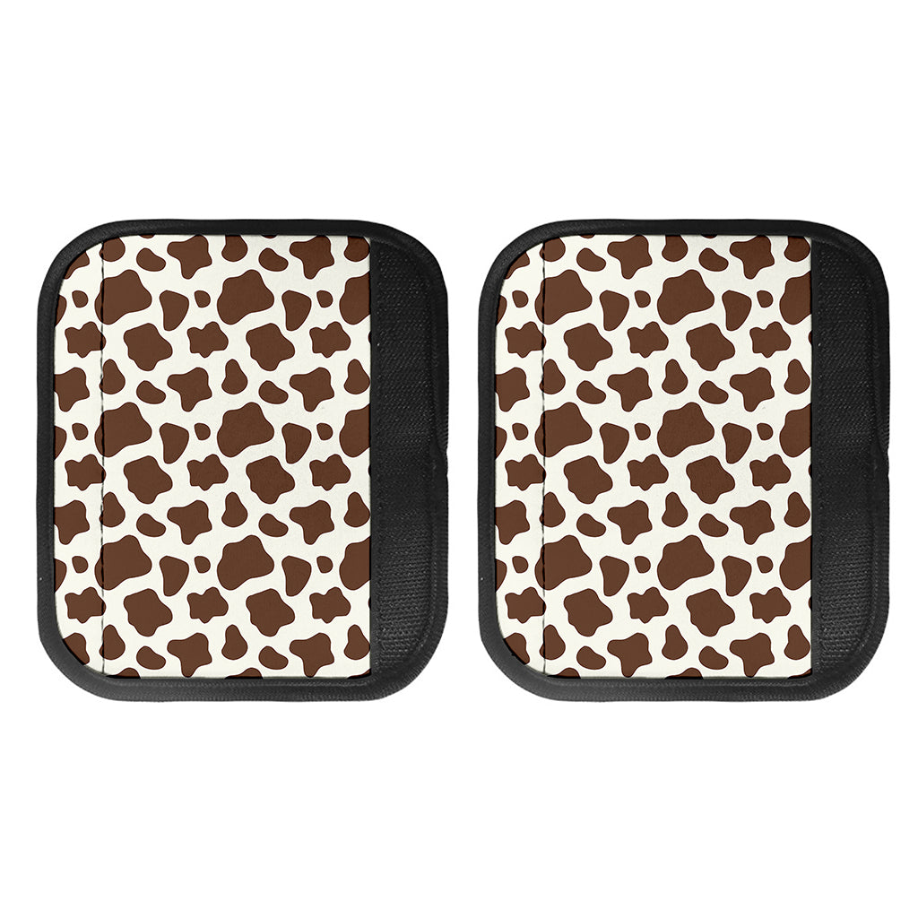 Brown And White Cow Print Handle Covers
