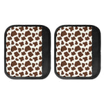 Brown And White Cow Print Handle Covers