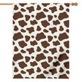 Brown And White Cow Print House Flag