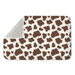Brown And White Cow Print Indoor Door Mat
