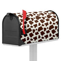 Brown And White Cow Print Mailbox Cover