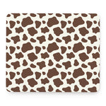 Brown And White Cow Print Mouse Pad