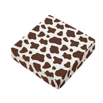 Brown And White Cow Print Outdoor Seat Cushion Cover