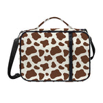 Brown And White Cow Print Shoulder Strap Bible Bag