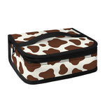 Brown And White Cow Print Small Lunch Bag